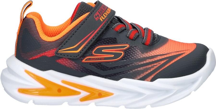 Skechers S Lighs Flex-Glow Ultra jongens sneaker Rood multi