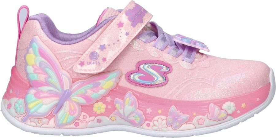 Skechers S-Lights Butterfly Bliss meisjes sneaker Roze