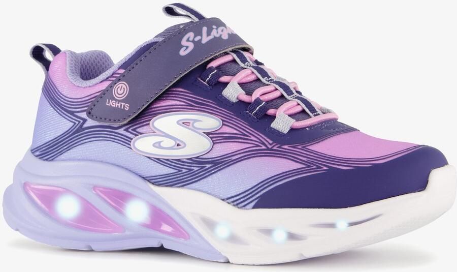 Skechers S-Lights: Cosmic Glow meisjes sneakers met lichtjes Paars - Foto 5