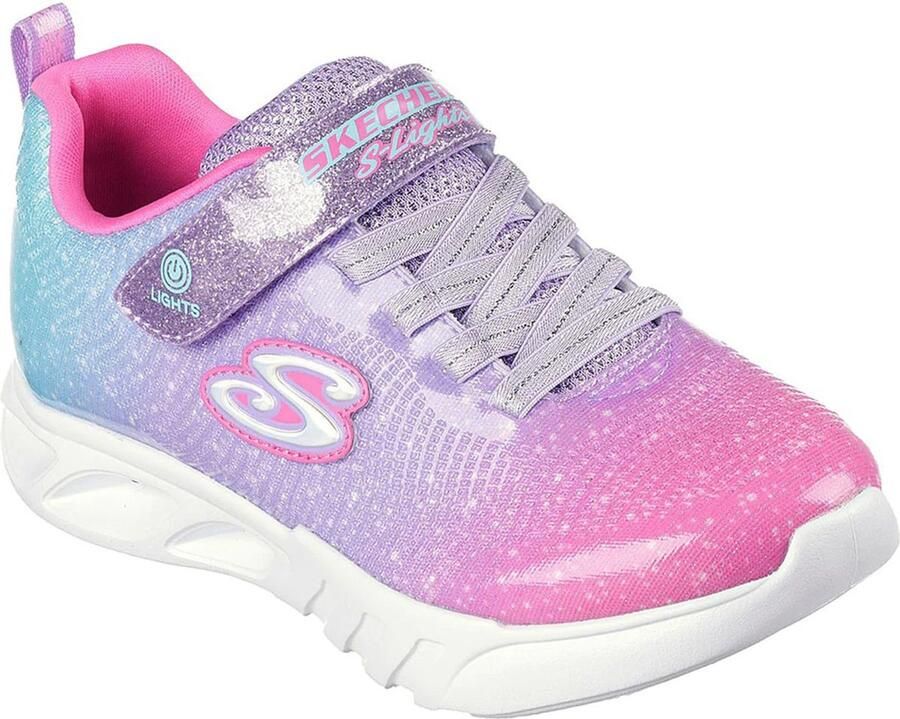 Skechers S Lights: Flicker Flash Ombre Dreamer kindersneaker LED 303703L PKMT