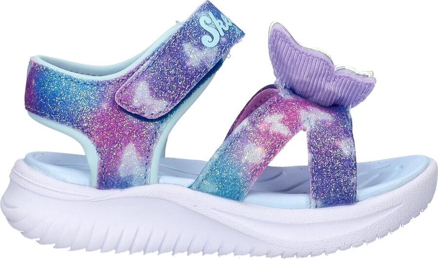Skechers S-Lights Jumpster Butterfly Brites meisjes sandaal Blauw multi