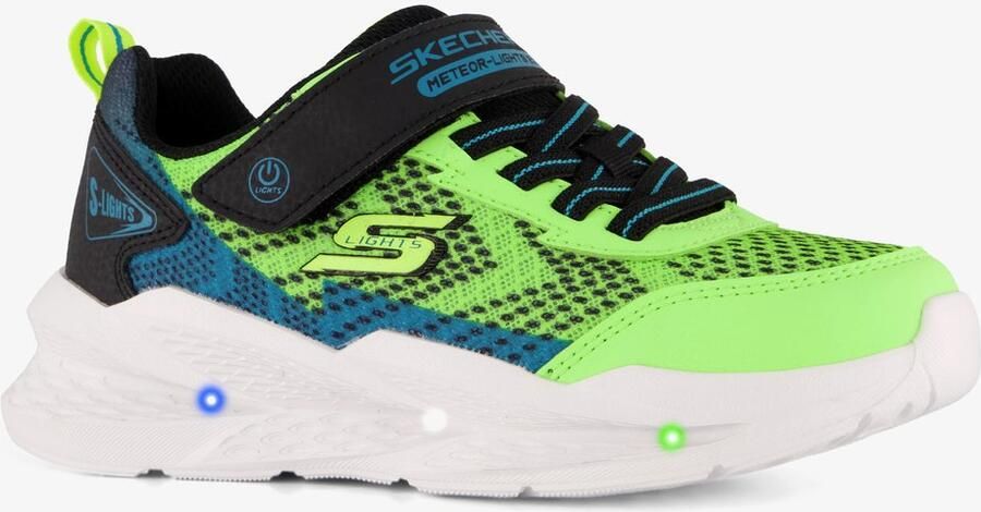 Skechers S-Lights: Meteor-Lights 2.0 kinder sneakers groen