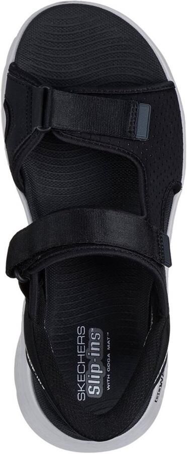 Skechers Sandaal Go Walk Flex Sandal Easy Entry 229210 BKGY Black Gray Machine Washable - Foto 3