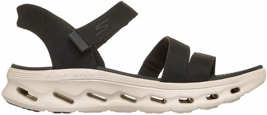 Skechers Sandaal Go Walk Glide-Step 2.0 Sandal Ella 141269 BKW Black White