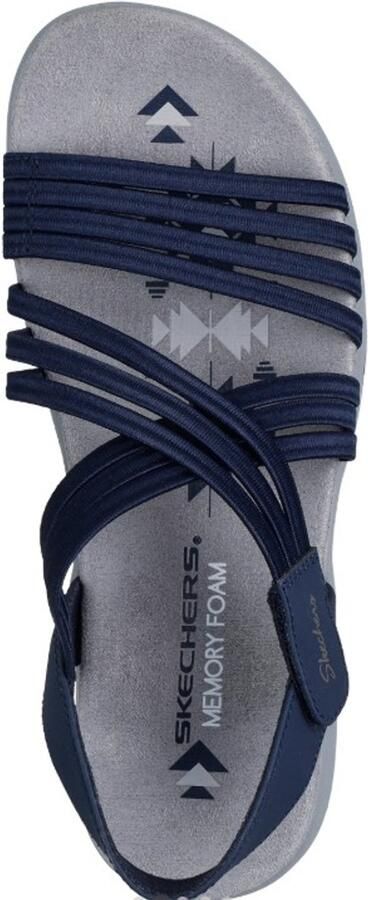 Skechers Sandaal Reggae Slim-Fit Sunny Side 2.0 164036 NVY Blauw