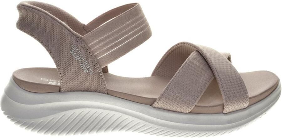 Skechers Sandalen Licht Roze Slip Ins