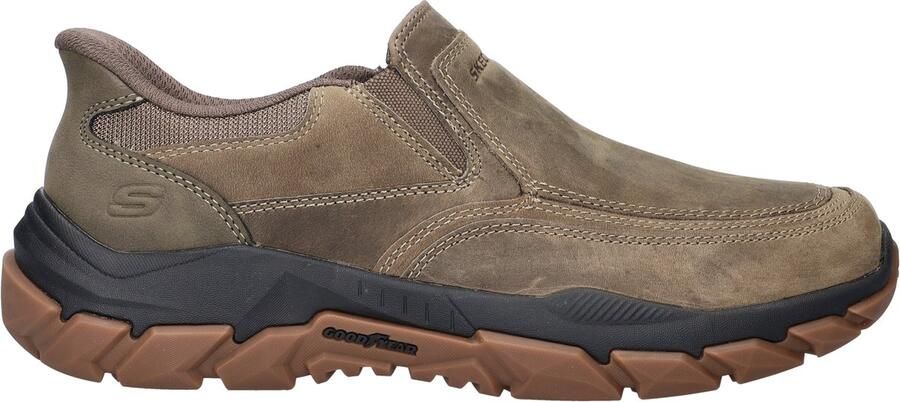 Skechers Hands Free Slip-Ins Santoro Archaic heren instapper Donker Taupe