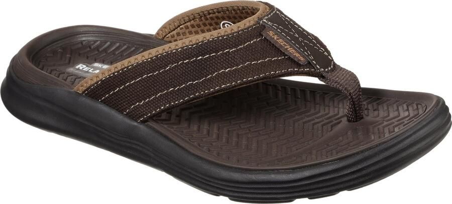 Skechers Sargo Wolters Heren Sandalen Bruin