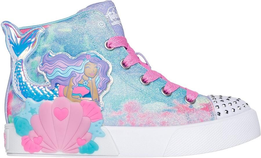 Skechers Seashell Magic Mermaid Sea voor meisje Blauw Sneakers Sportschoenen - Foto 3