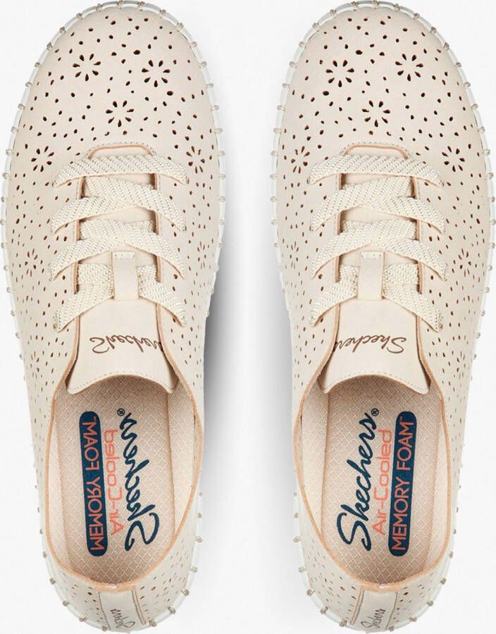 Skechers Sepulveda Blvd Floral Maze Beige Wit