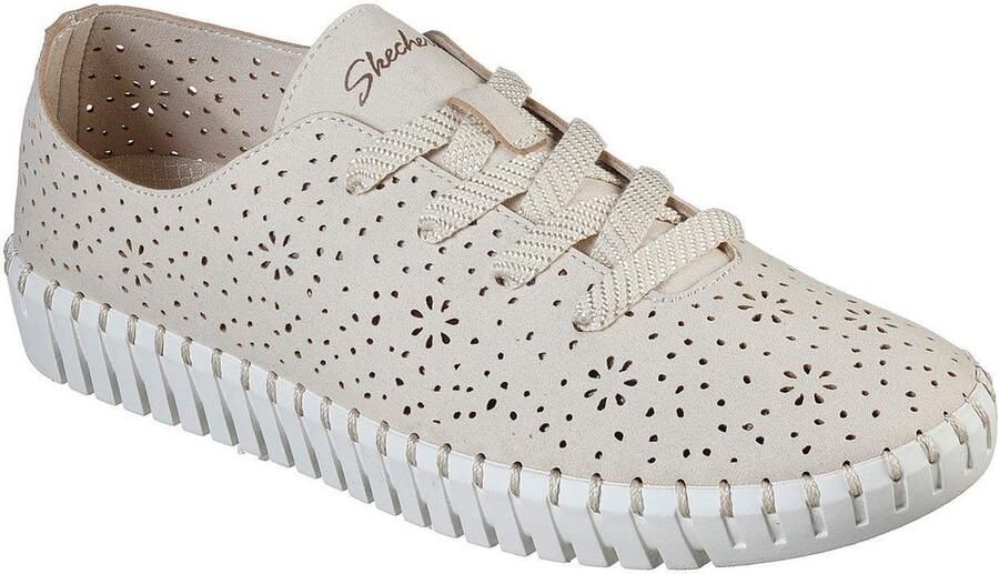 Skechers Dames Sepulveda Blvd Floral Maze Instappers Beige Multicolour