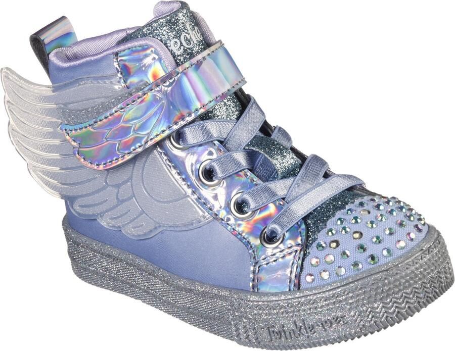 Skechers Shuffle Lite Lil Sparkle Wing Meisjes Sneakers Paars