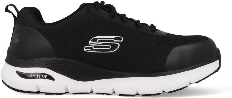 Skechers heren veiligheidssneakers SRRINGSTAP ARCH FIT 200086EC BKW zwart wit - Foto 2