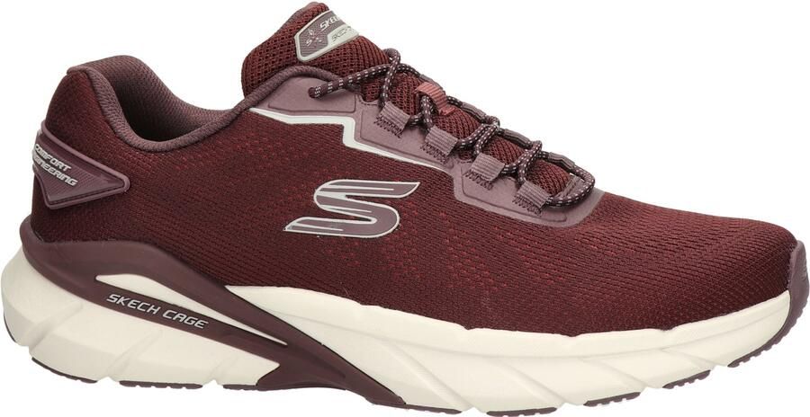Skechers Skech Cage Kariv heren sneaker Bordo