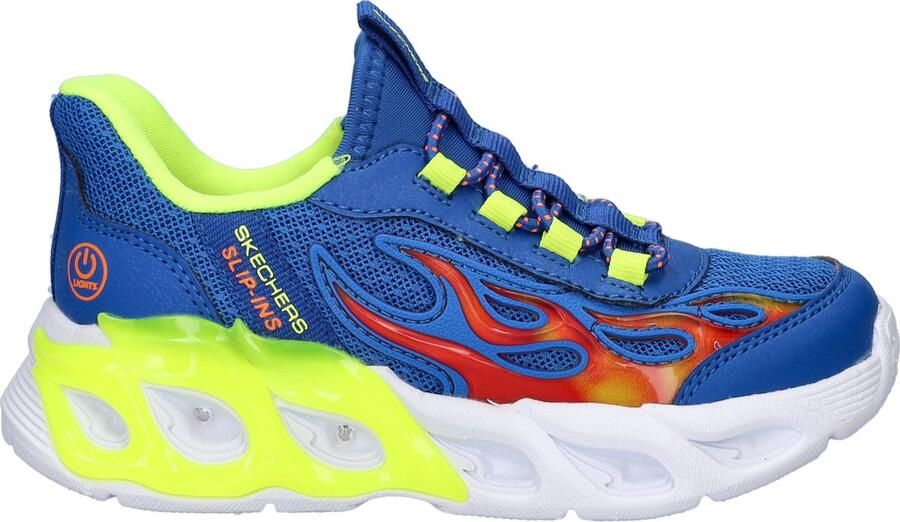 Skechers Skecher Hand Free Slip-Ins S Lights Thermo Flash 2.0 jongens sneaker Blauw