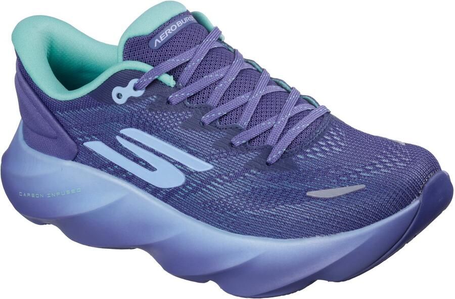 Skechers SKX AERO BURST Dames Sportschoenen Periwinkle Aqua