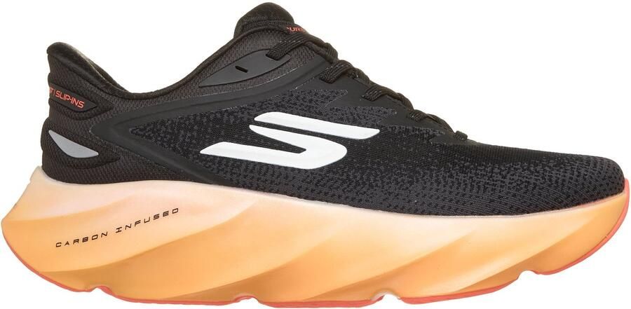 Skechers SKX AERO BURST SI Heren Sportschoenen Zwart Oranje