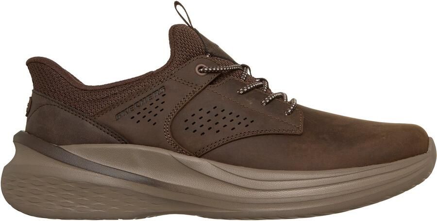 Skechers SLADE 2.0 ENCORE Heren Instappers Donkerbruin