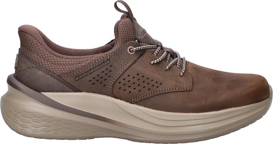 Skechers SLADE 2.0 ENCORE Heren Instappers Donkerbruin