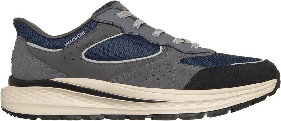 Skechers SLADE ULTRA GAGE Heren Instappers Grijs Donkerblauw - Foto 1
