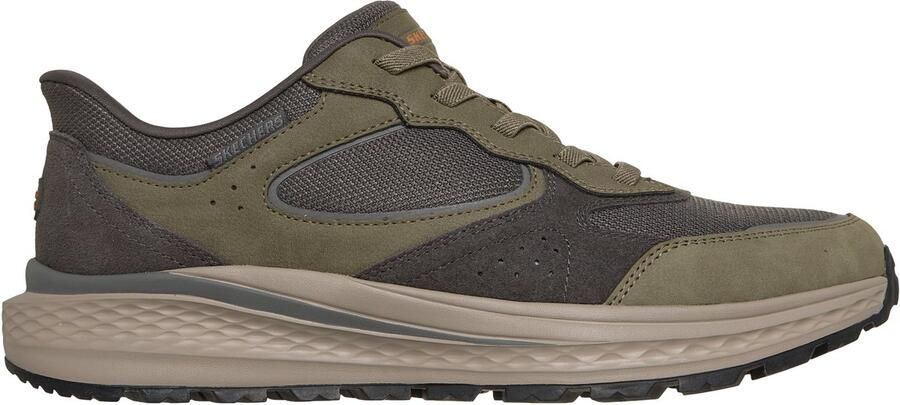 Skechers SLADE ULTRA GAGE Heren Instappers Grijs Olive