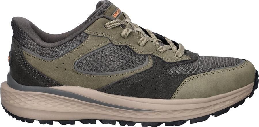 Skechers SLADE ULTRA GAGE Heren Instappers Grijs Olive