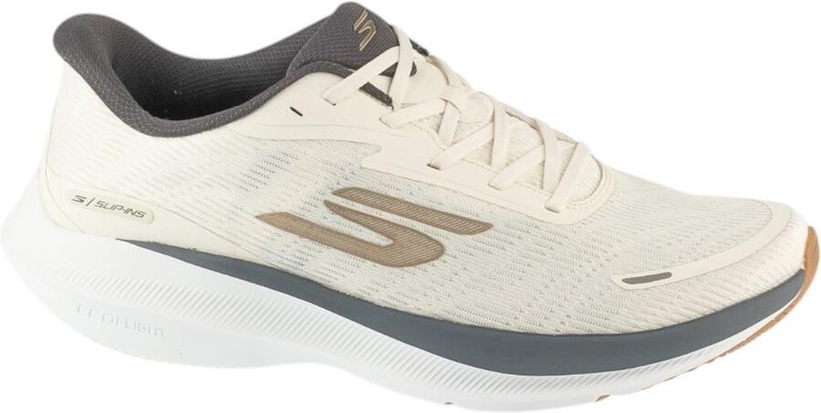 Skechers Slip-ins Aero Pulse Mannen Beige Hardloopschoenen