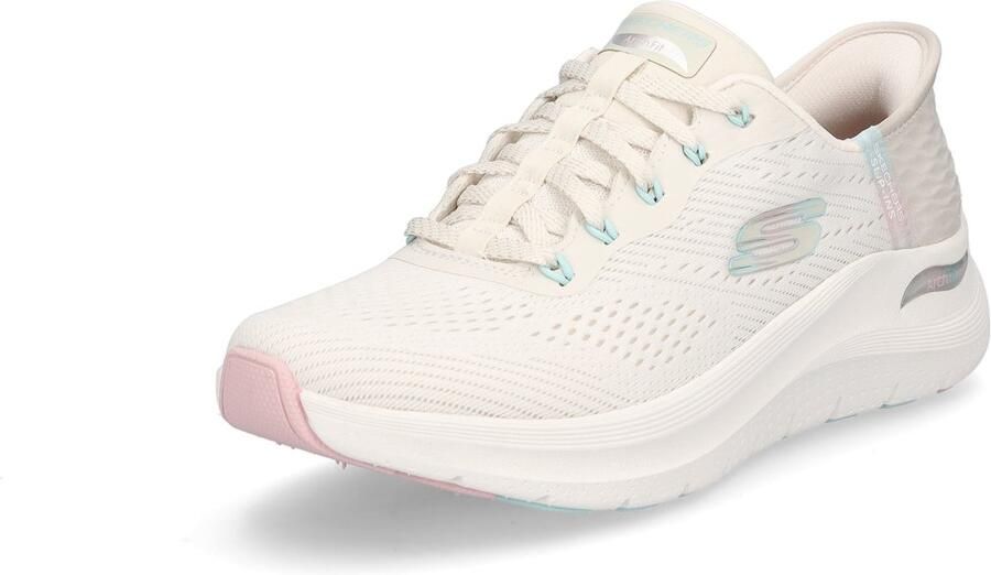 Skechers Slip-on sneakers ARCH FIT 2.0-EASY CHIC instapschoen vegan met elastische bungee veters - Foto 2