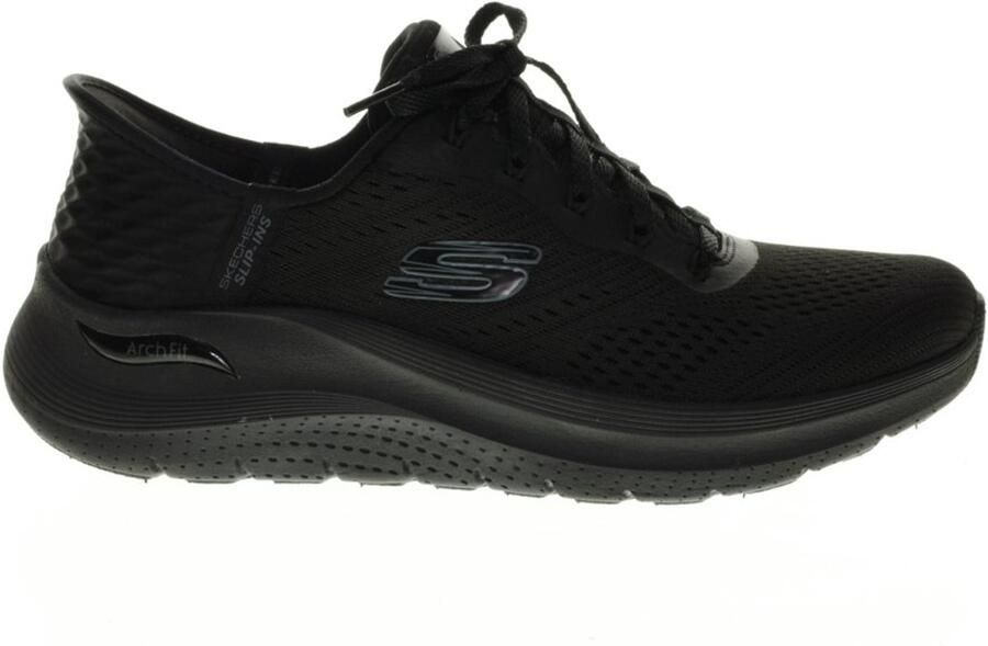 Skechers Slip-ins Arch Fit 2.0 Easy Chic Dames Sneakers Zwart - Foto 2