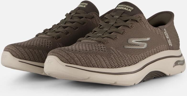 Skechers Slip Sneakers Unisex ins Arch Fit 2.0 Instappers taupe