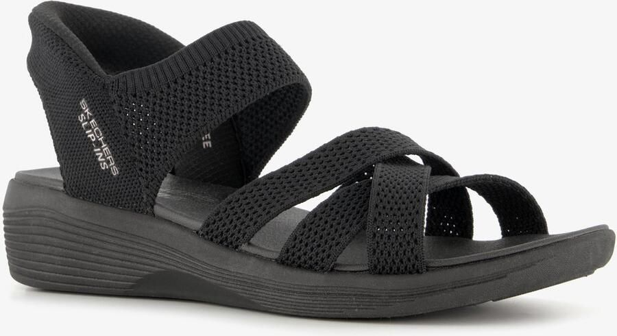 Skechers Sleehaksandaaltjes ARYA vrijetijdsschoen sandaal in vegan verwerking - Foto 2