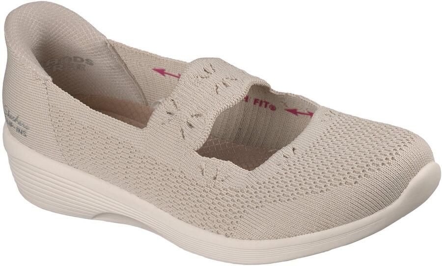 Skechers Arya Slip-Ins Ballerina's Dames Beige