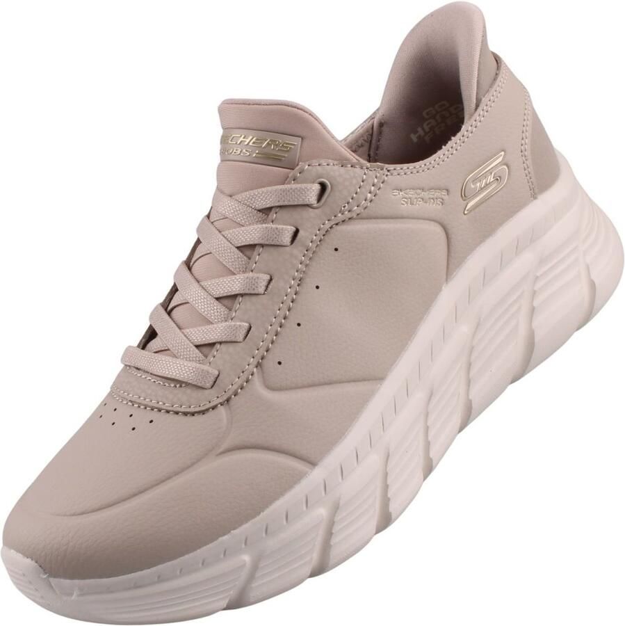 Skechers Slip-Ins Bobs B Flex Hi Workday 117394-TPE damessneaker beige