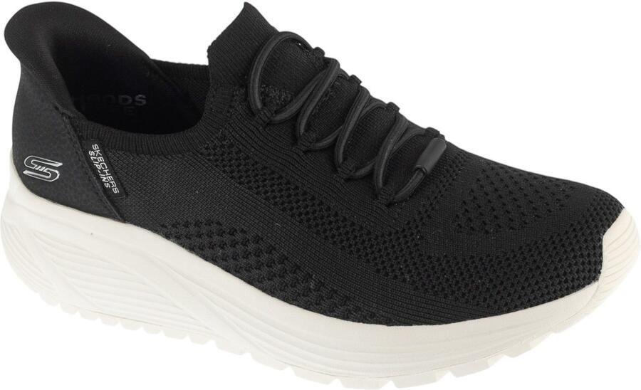 Skechers Slip-Ins: Bobs Sparrow 2.0 Lucky Run Vrouwen Zwart Sneakers