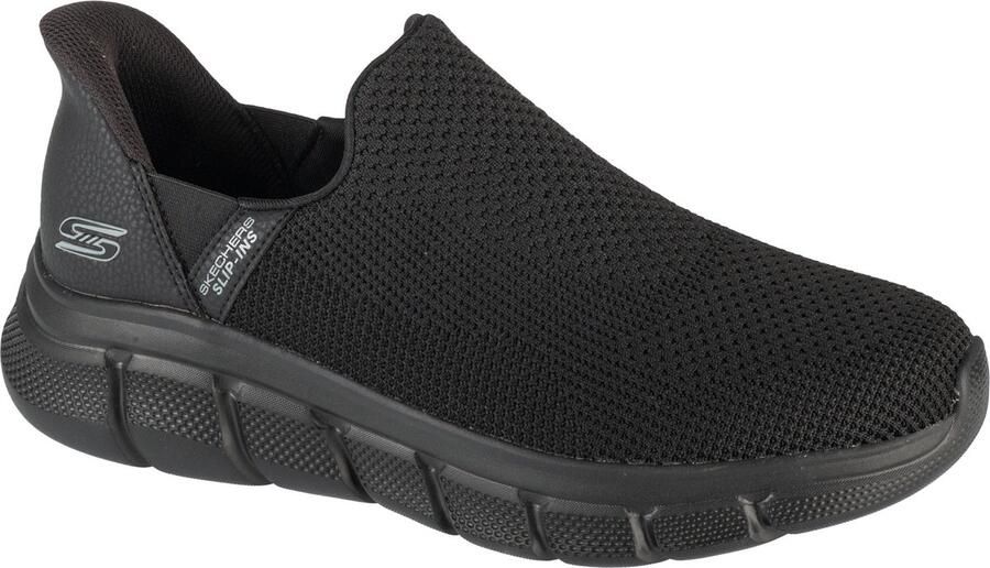Skechers Slip-Ins: Bobs Sport B Flex Resilient Edge Mannen Zwart Sneakers