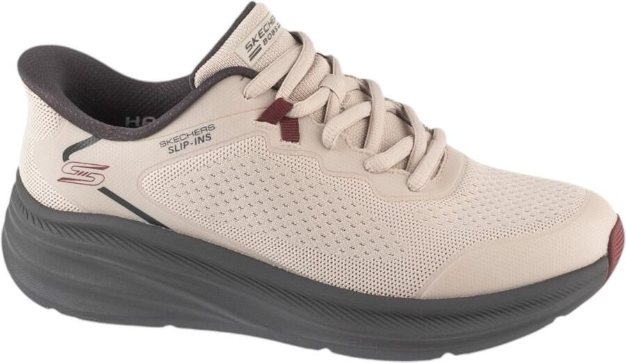 Skechers Slip-Ins: Bobs Sport Skillz Mannen Beige Sneakers