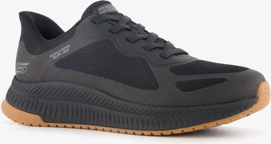 Skechers Slip-on sneakers BOBS SQUAD 4 Trainingsschoen sneaker veterschoen voor gemakkelijk in stappen