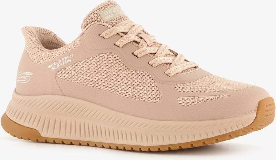 Skechers Slip-on sneakers BOBS SQUAD 4 Slippers vrijetijdsschoen lage schoen met memory foam