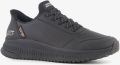 Skechers Slip-on sneakers BOBS SQUAD 4 Slipper vrijetijdsschoen met Slip-ins om in te stappen - Zwart