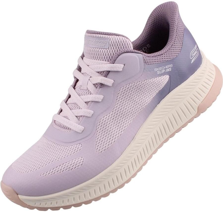 Skechers Slip-Ins Bobs Squad 4 Staple Look Damestrainers Paars
