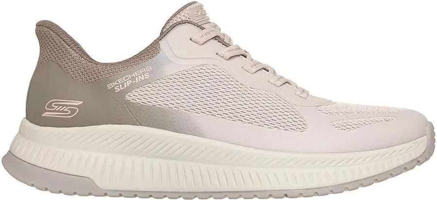 Skechers Slip-ins Bobs Squad 4 Staple Look Schoenen Wit Vrouw