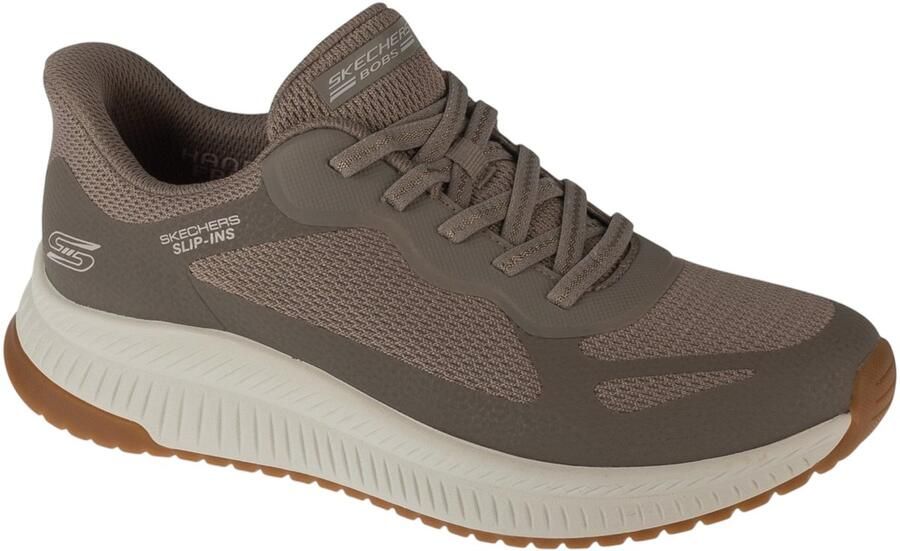 Skechers Slip-on sneakers BOBS SQUAD 4 Slippers vrijetijdsschoen lage schoen met memory foam