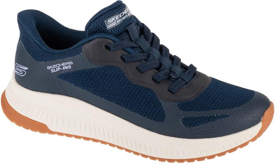 Skechers Slip-on sneakers BOBS SQUAD 4 Slippers vrijetijdsschoen lage schoen met memory foam