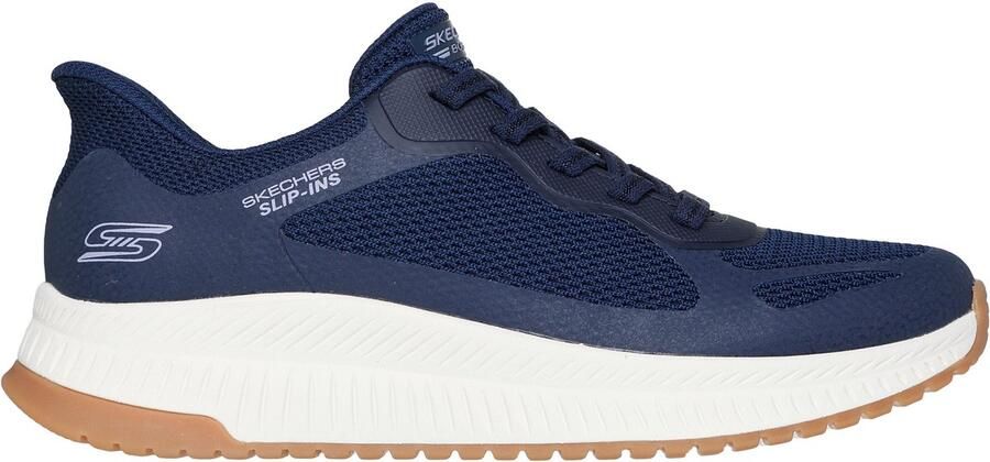 Skechers Slip-on sneakers BOBS SQUAD 4 Slippers vrijetijdsschoen lage schoen met memory foam