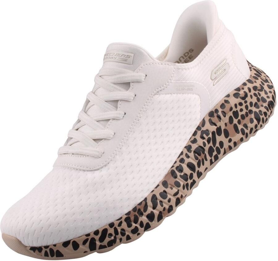 Skechers Slip-Ins Bobs Squad Chaos Daily Prowl strainers Wit Leopard