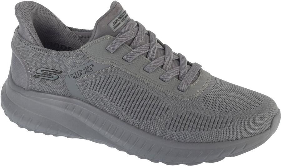 Skechers Slip-Ins: BOBS Squad Chaos Solid Step slip-ins Mannen Grijs Sneakers