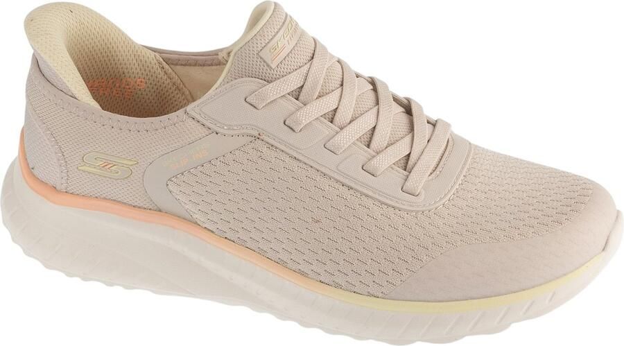 Skechers Slip-Ins Bobs Squad Chaos Vrouwen Beige Sneakers