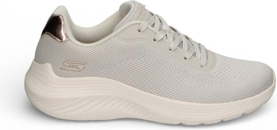 Skechers Slip-ins Bobs Squad Waves Current Look beige pantoffels
