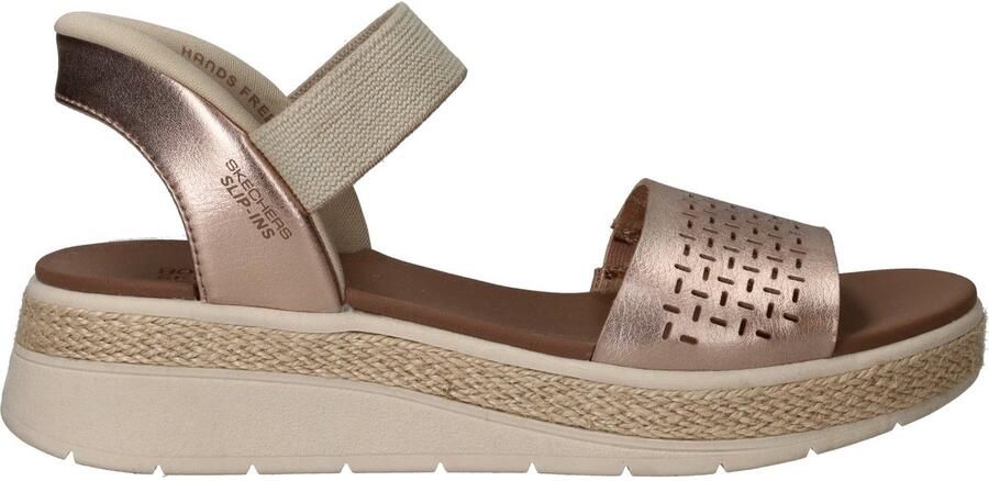 Skechers Slip-Ins: Bobs Sun Ray Sandalen Dames Roze