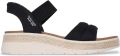 Skechers BOBS ZONNESTRAAL Dames Sneakers Trendy Multicolor Stijlvol en Comfortabel Design Perfecte Pasvorm en Ondersteuning Duurzame Materialen voor Dagelijks Gebruik - Zwart